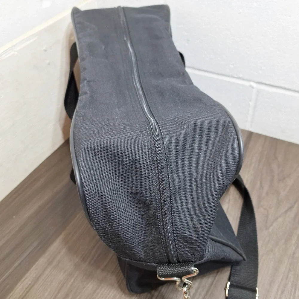 Lewis & Hyde Duffel Bag Unisex Large‎ Black Canvas Travel Weekender Carry On